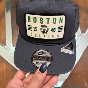 New Era Boston Celtics Dark Gray Cap